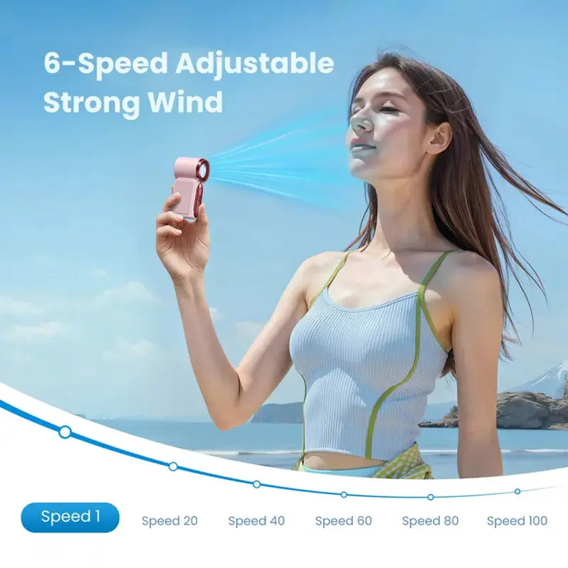NANOGALE™ Mini Fan With Smart Display