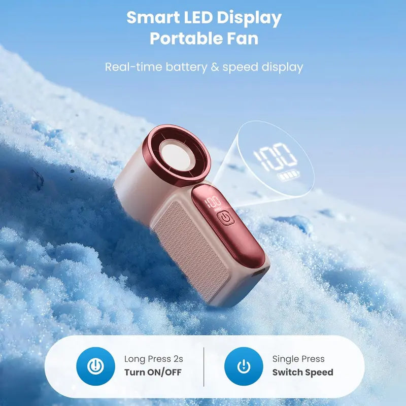 NANOGALE™ Mini Fan With Smart Display