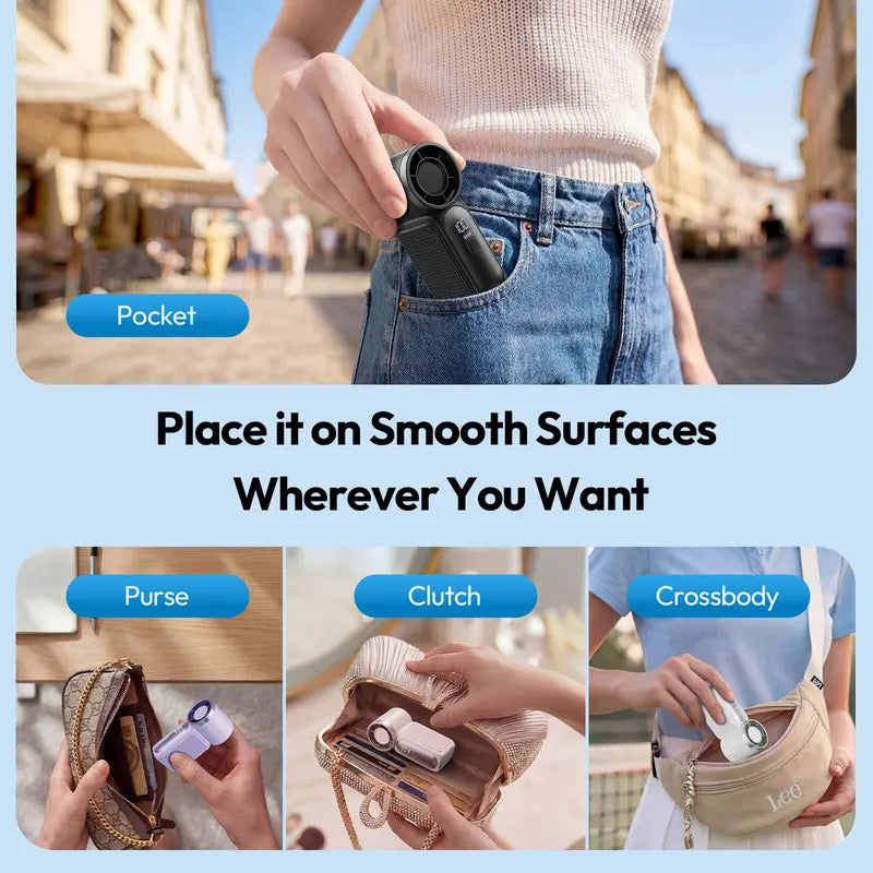 NANOGALE™ Mini Fan With Smart Display