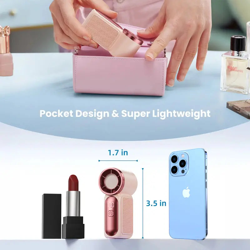 NANOGALE™ Mini Fan With Smart Display